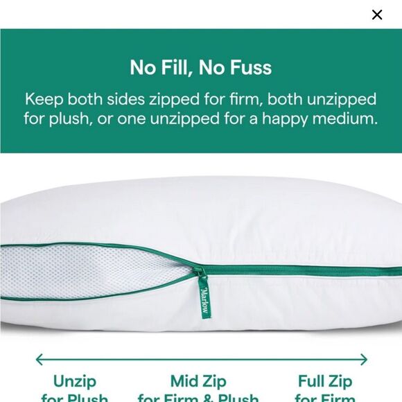 SOLD Marlow Pillow, The People Pillow, White, Standard size, NWT - Picture 6 of 12